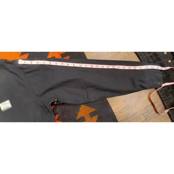 OLD NAVY OUTDOOR STYLE MOD MEN'S TAILORED BLACK CANVAS JACKET. SIZE MEDIUM - Picture 6 of 10